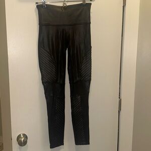 SPANX Moto Faux Leather Leggings